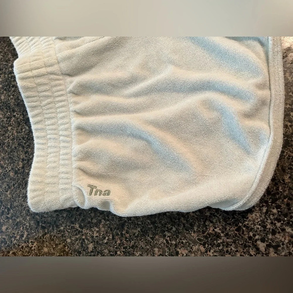 Aritzia TNA Houston Short Towel Terry Cloth Size Small 
Light Mint Green Beach - Picture 5 of 10